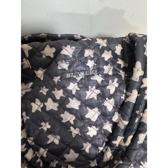 MZ Wallace Medium Metro Tote Quilted All Over Star Print bag Rare - Picture 6 of 13